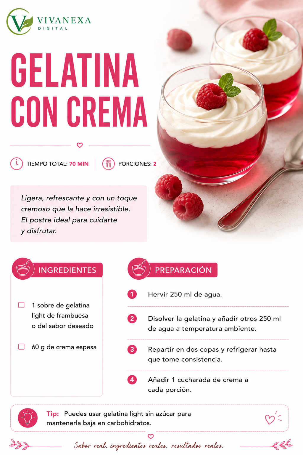 Página de muestra 3 de Postres y Snack cero azucar