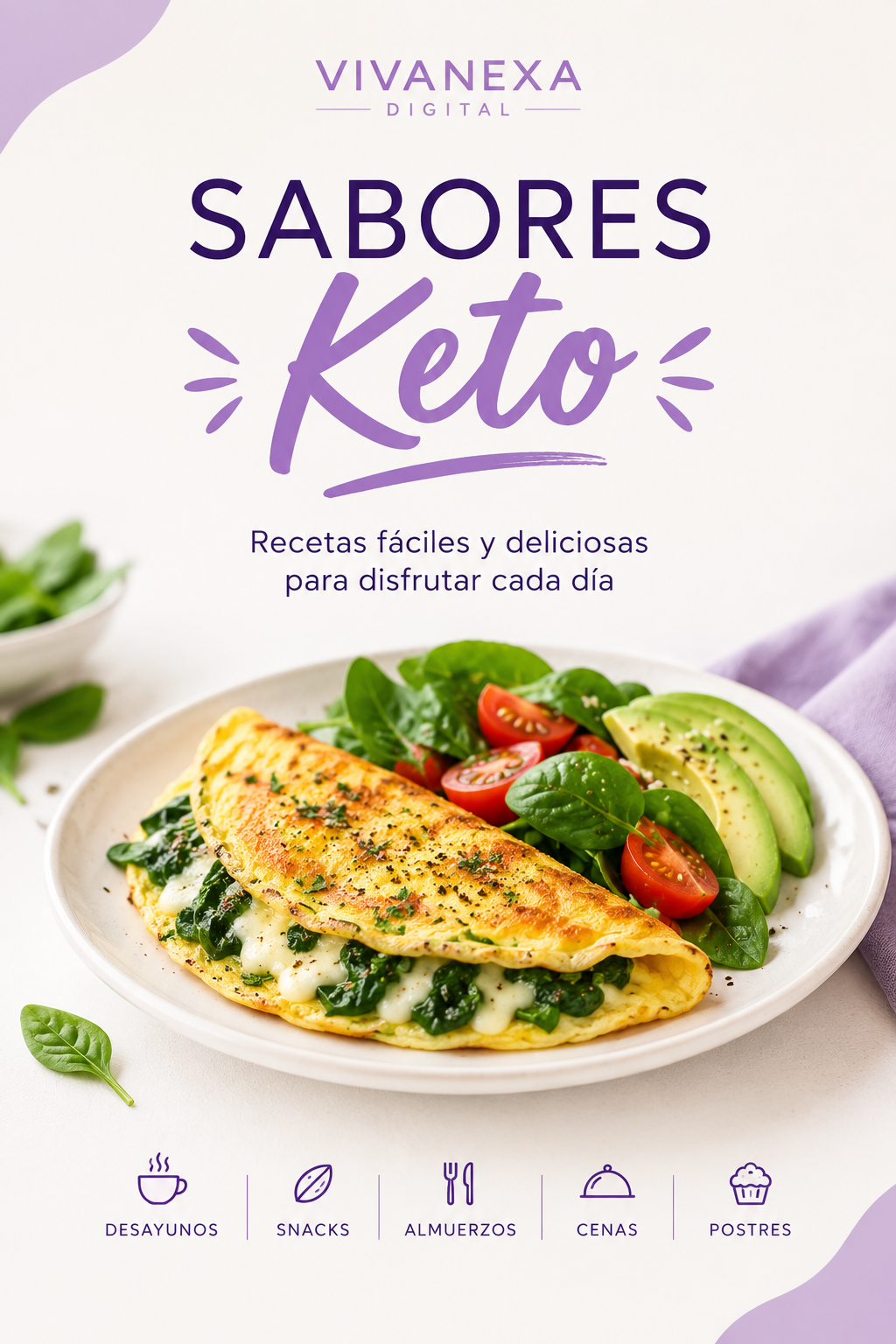 Portada de Sabores Keto