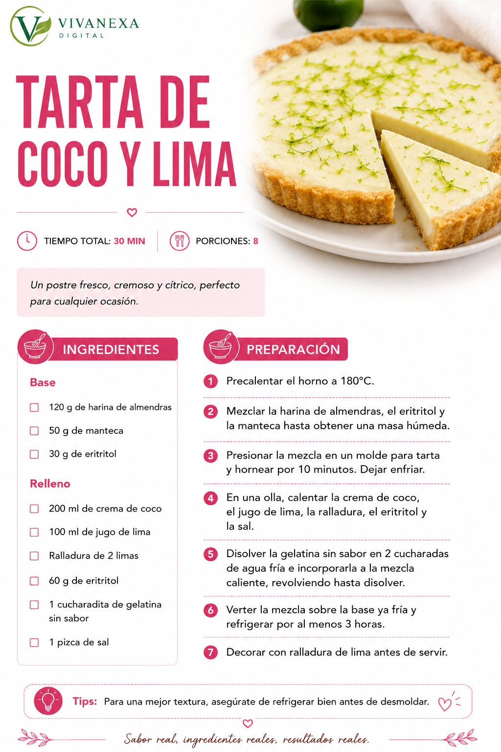 Página de muestra 2 de Postres y Snack cero azucar